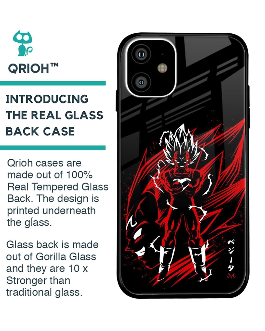 Shop Majin Warrior Premium Glass Case for Apple iPhone 11 (Shock Proof,Scratch Resistant)-Back