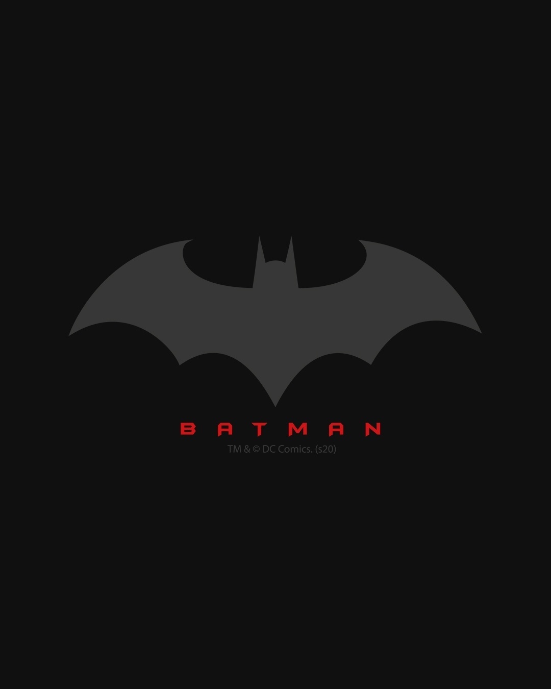 Shop Men's Black Batman Outline Logo (BML) Printed Oversized T-shirt-Full