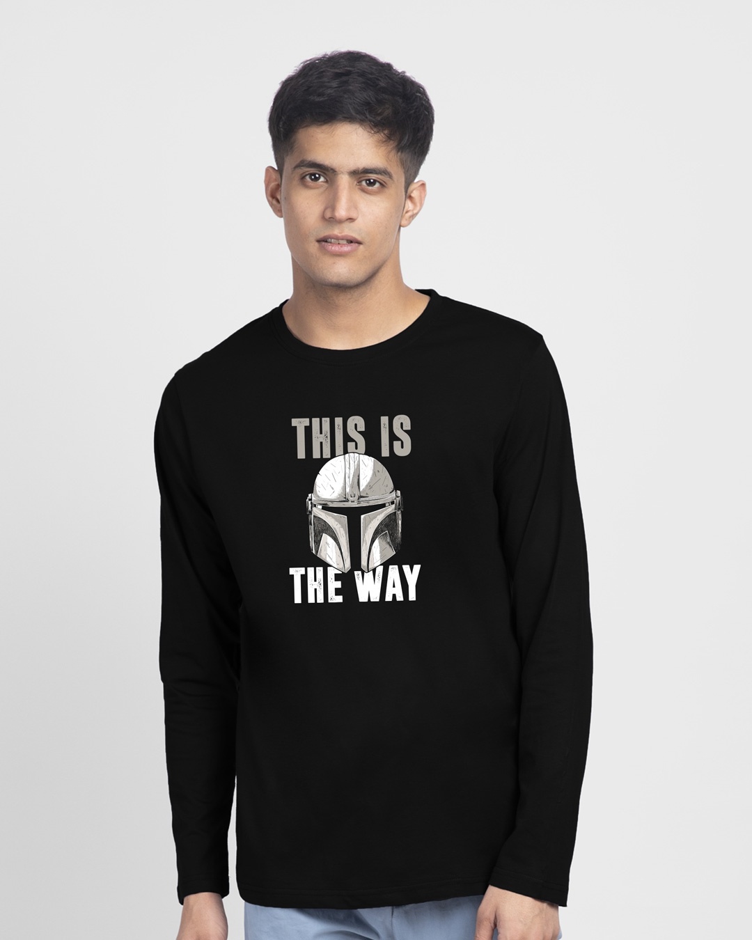 Shop Men's Black The Way Graphic Printed T-shirt-Front
