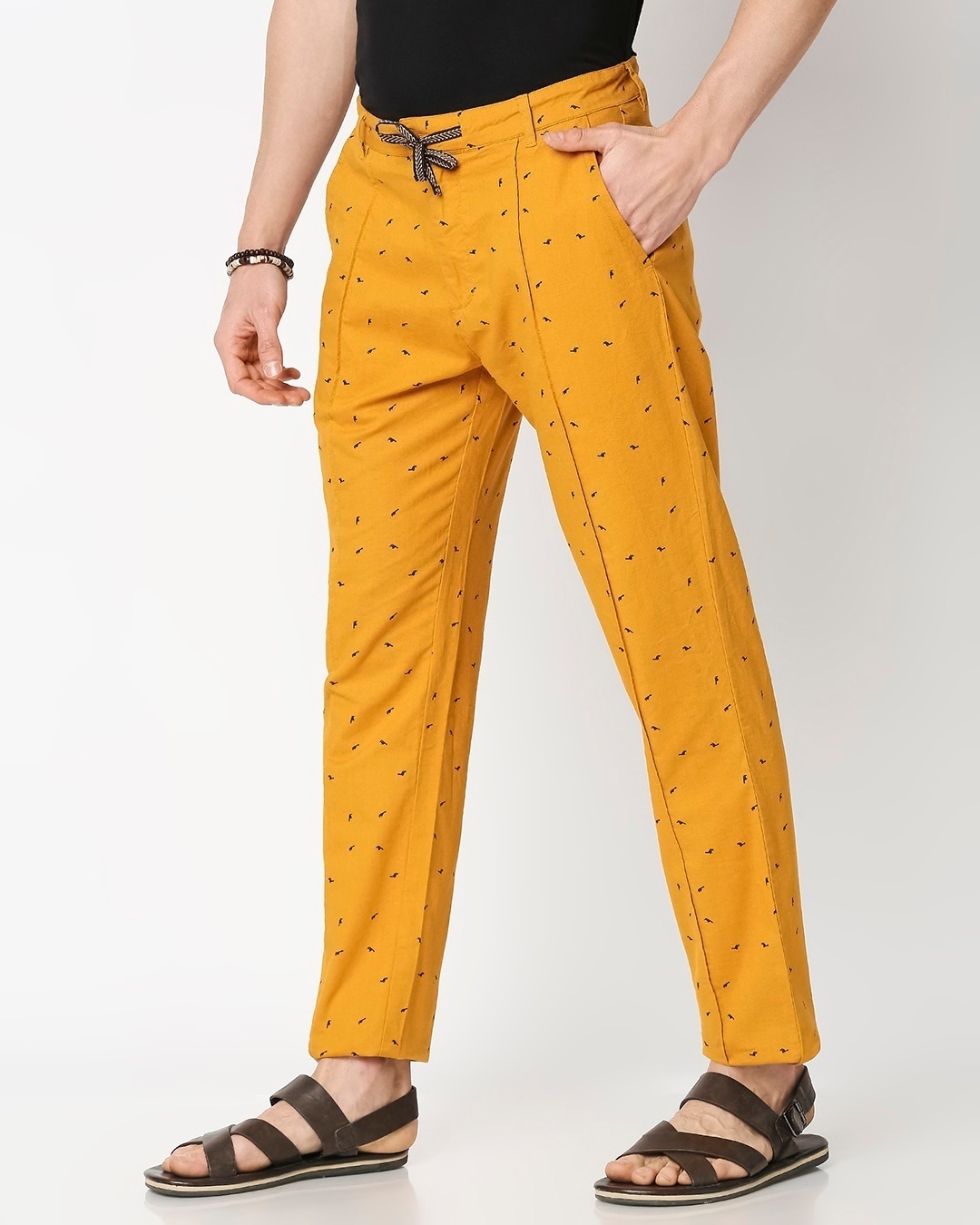 Shop Men's All Over Printed Indo Fusion Pants-Design