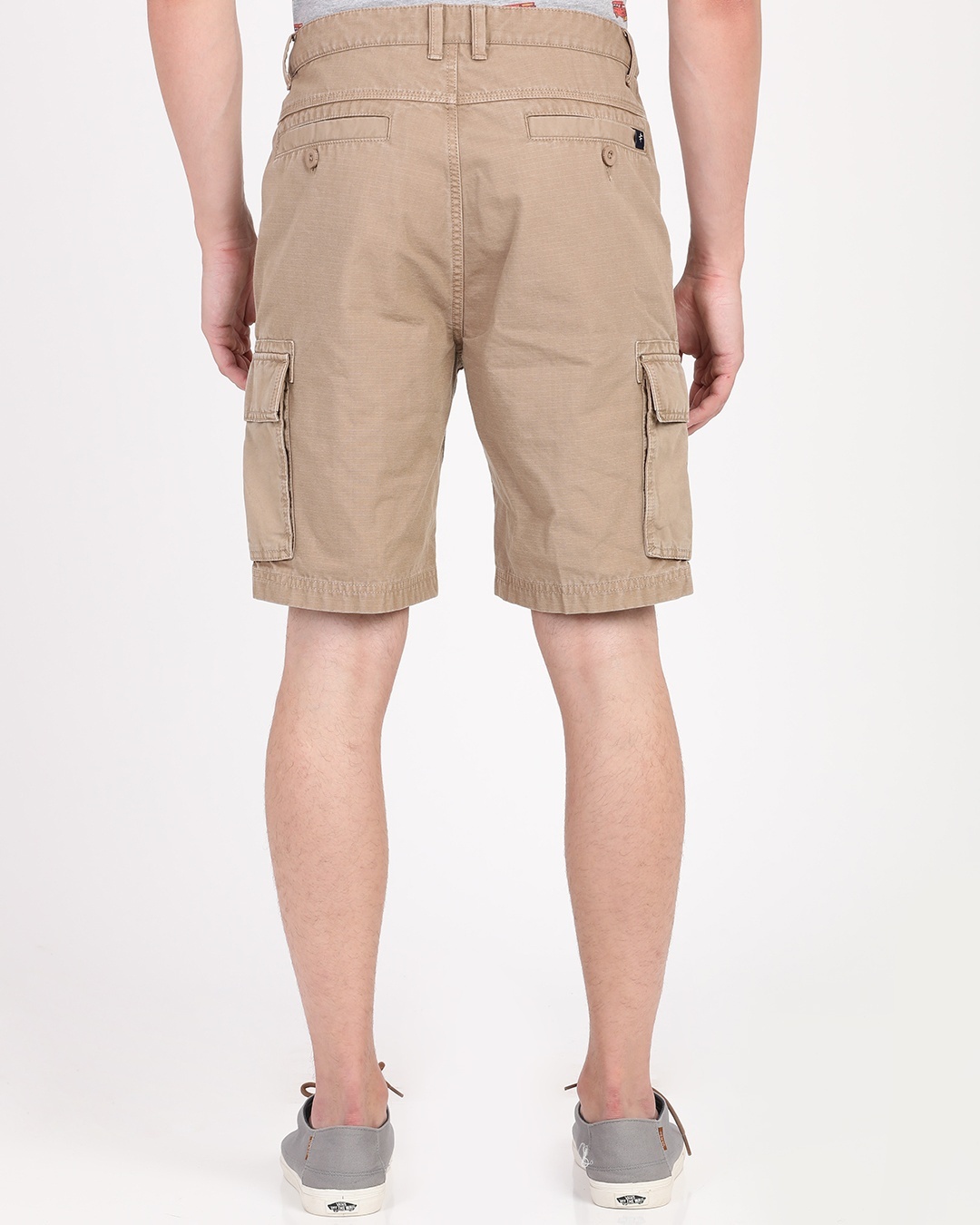 Buy Men's Beige Cotton Shorts for Men Beige Online at Bewakoof