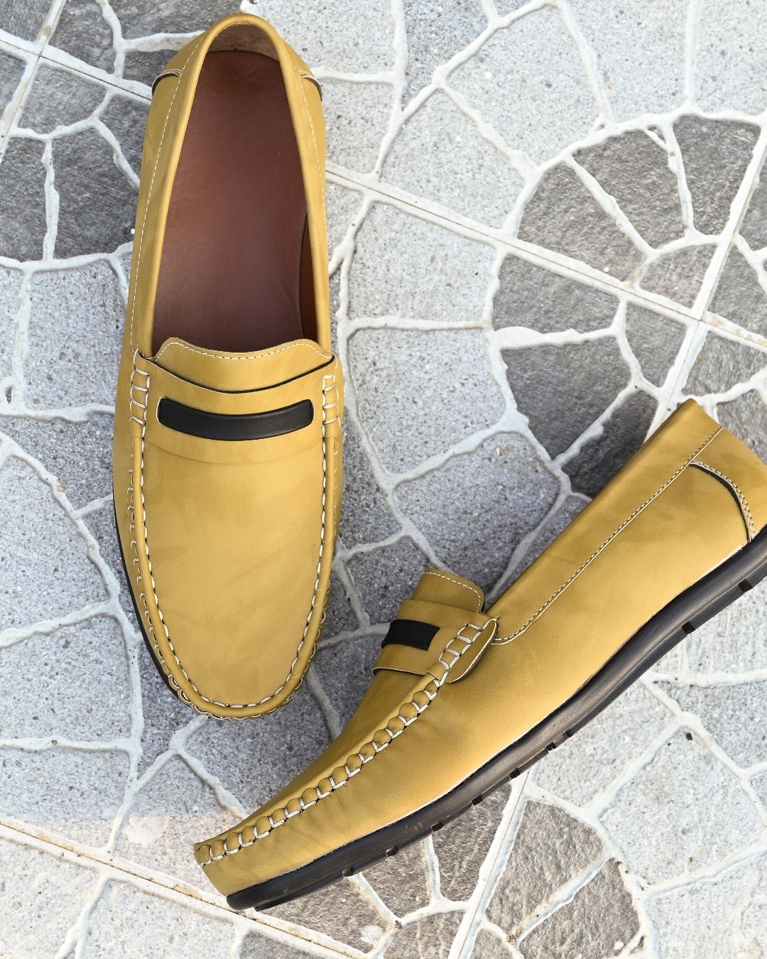 bucik beige loafers