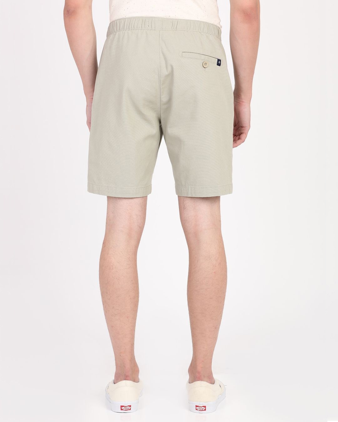 Buy Men's Beige Slim Fit Cotton Shorts for Men Beige Online at Bewakoof