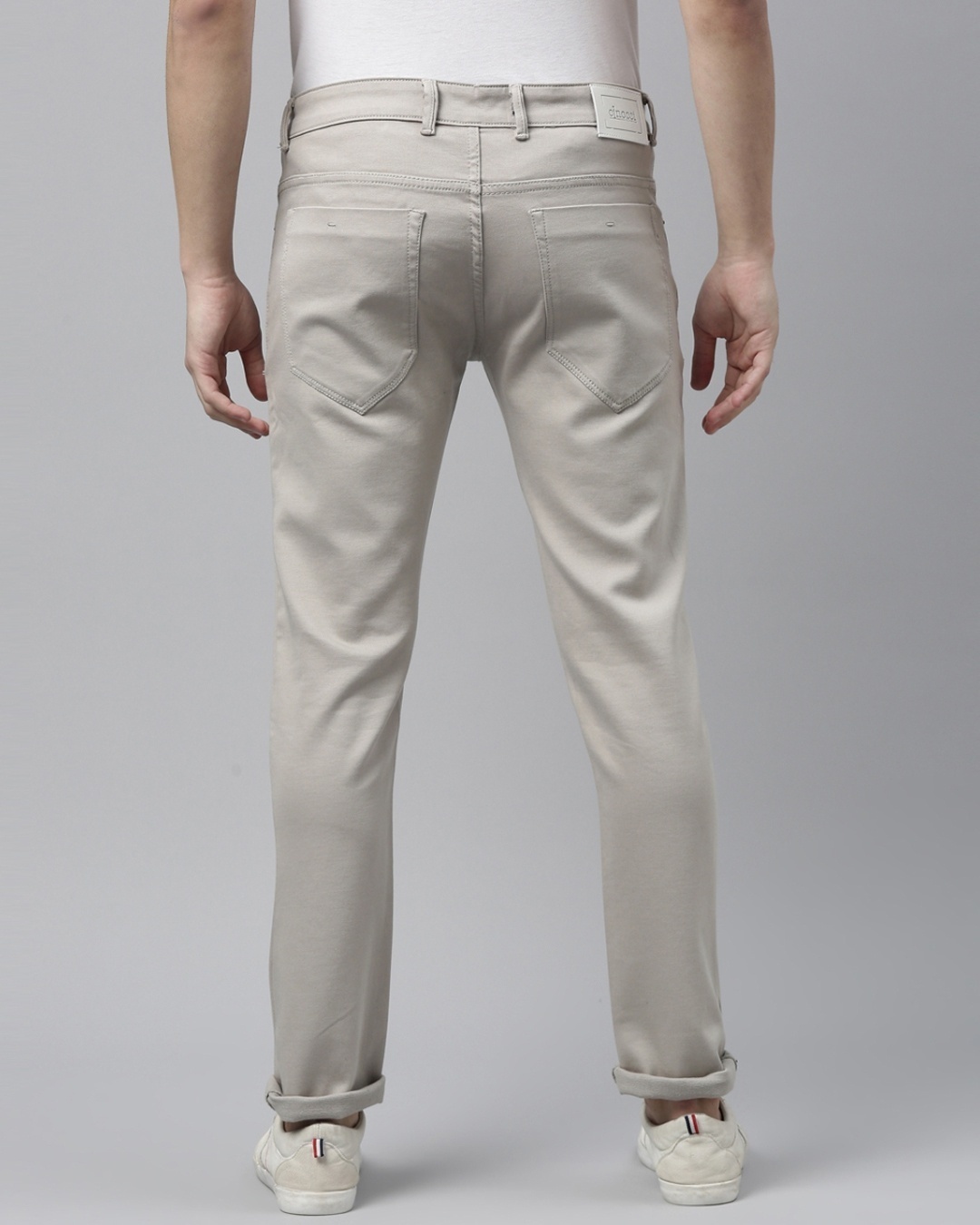 Buy Men's Beige Slim Fit Mid-Rise Jeans for Men Beige Online at Bewakoof