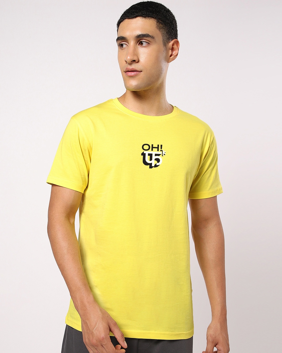 Shop Men's Birthday Yellow OH Phak Printed T-shirt-Front