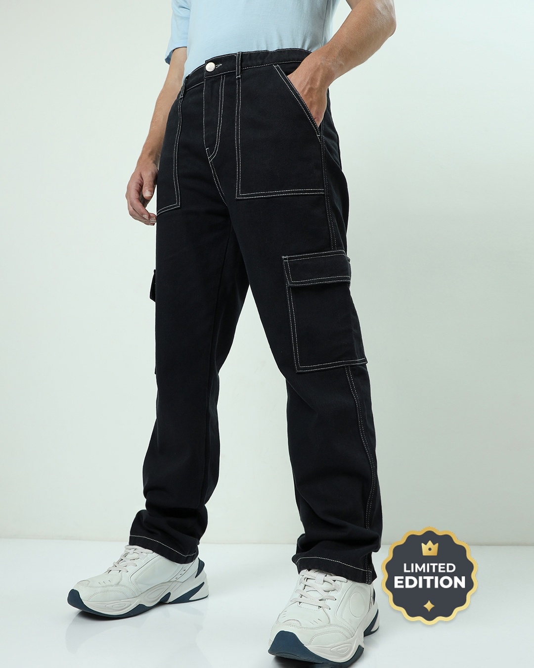 men's baggy cargo jeans