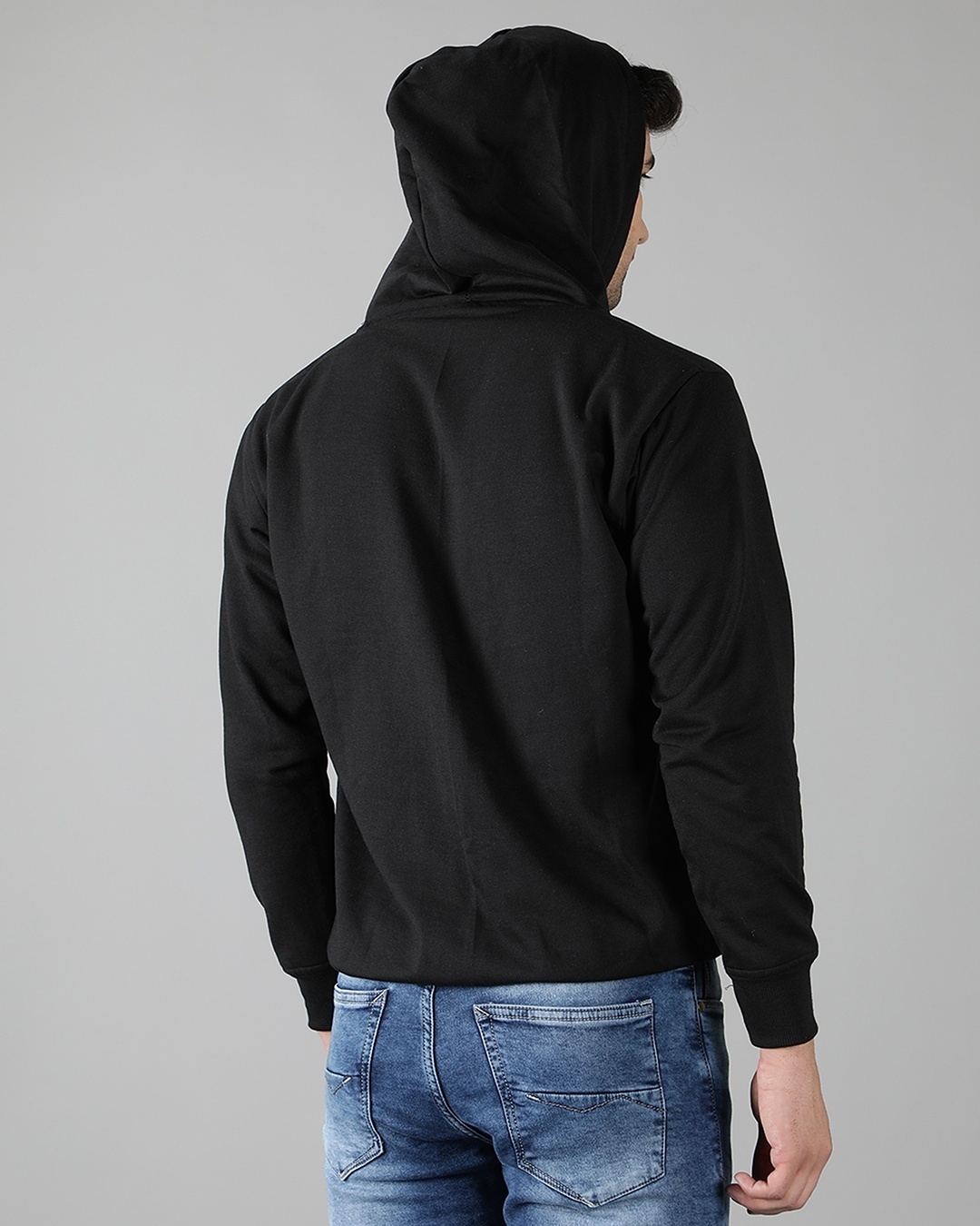 Shop Men's Black Blah Blah Hoodie Sweatshirt-Design