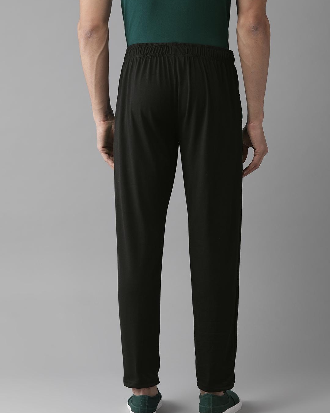 color block track pants mens