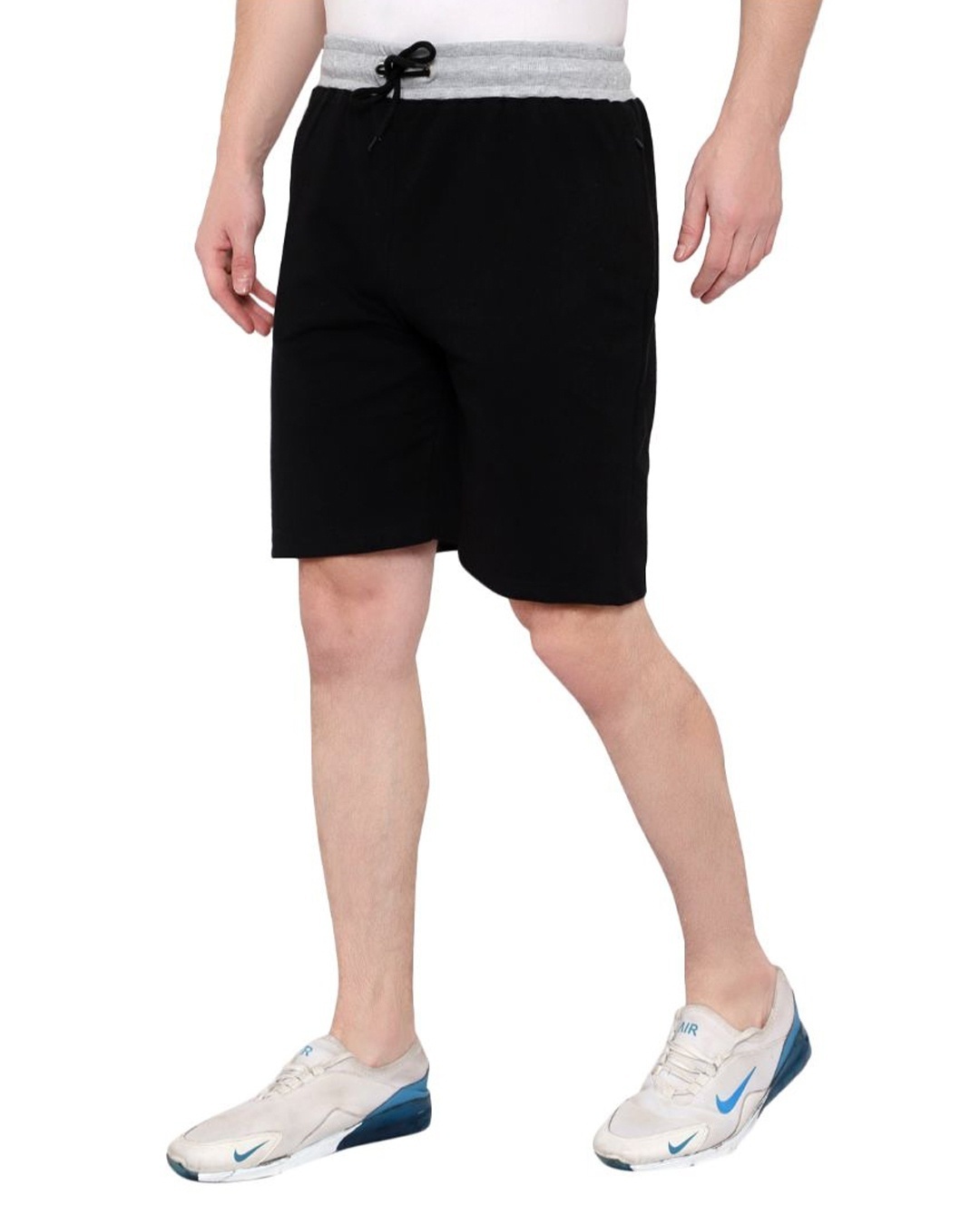 Buy Men's Black Cotton Shorts for Men Black Online at Bewakoof