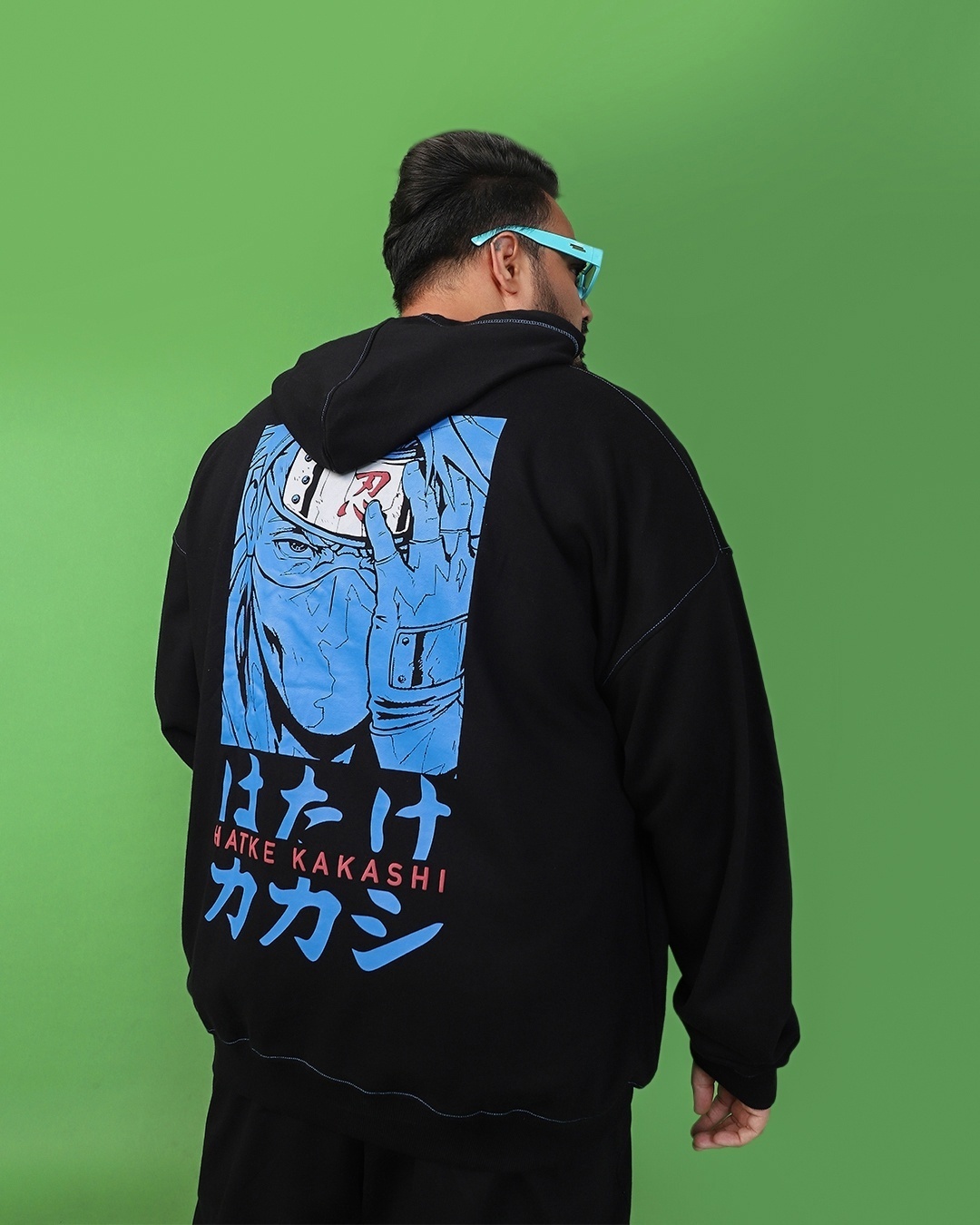 Oversized Graphic Printed Hoodie