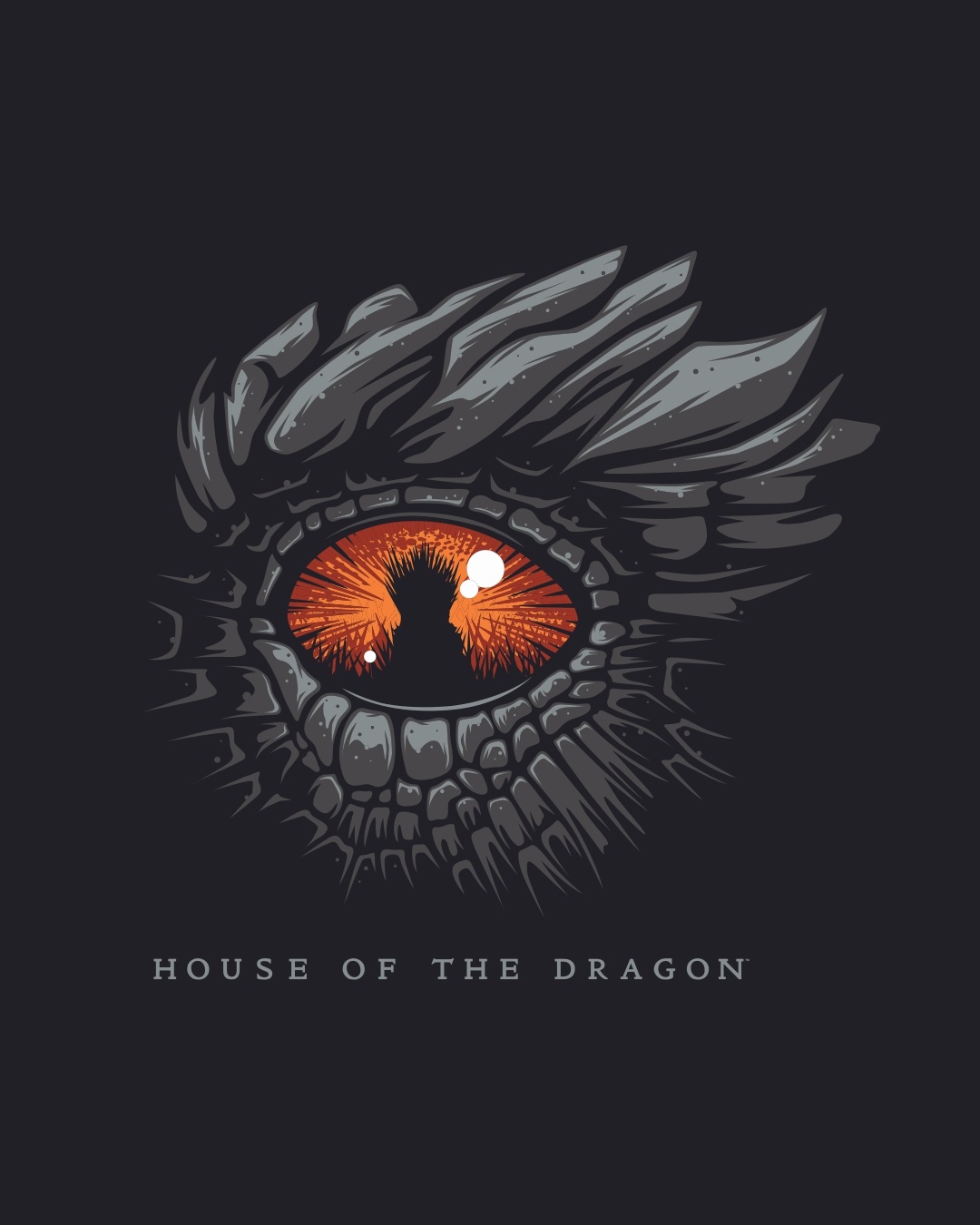 Shop Men's Black House of The Dragon Graphic Printed Oversized Fit T-shirt-Full