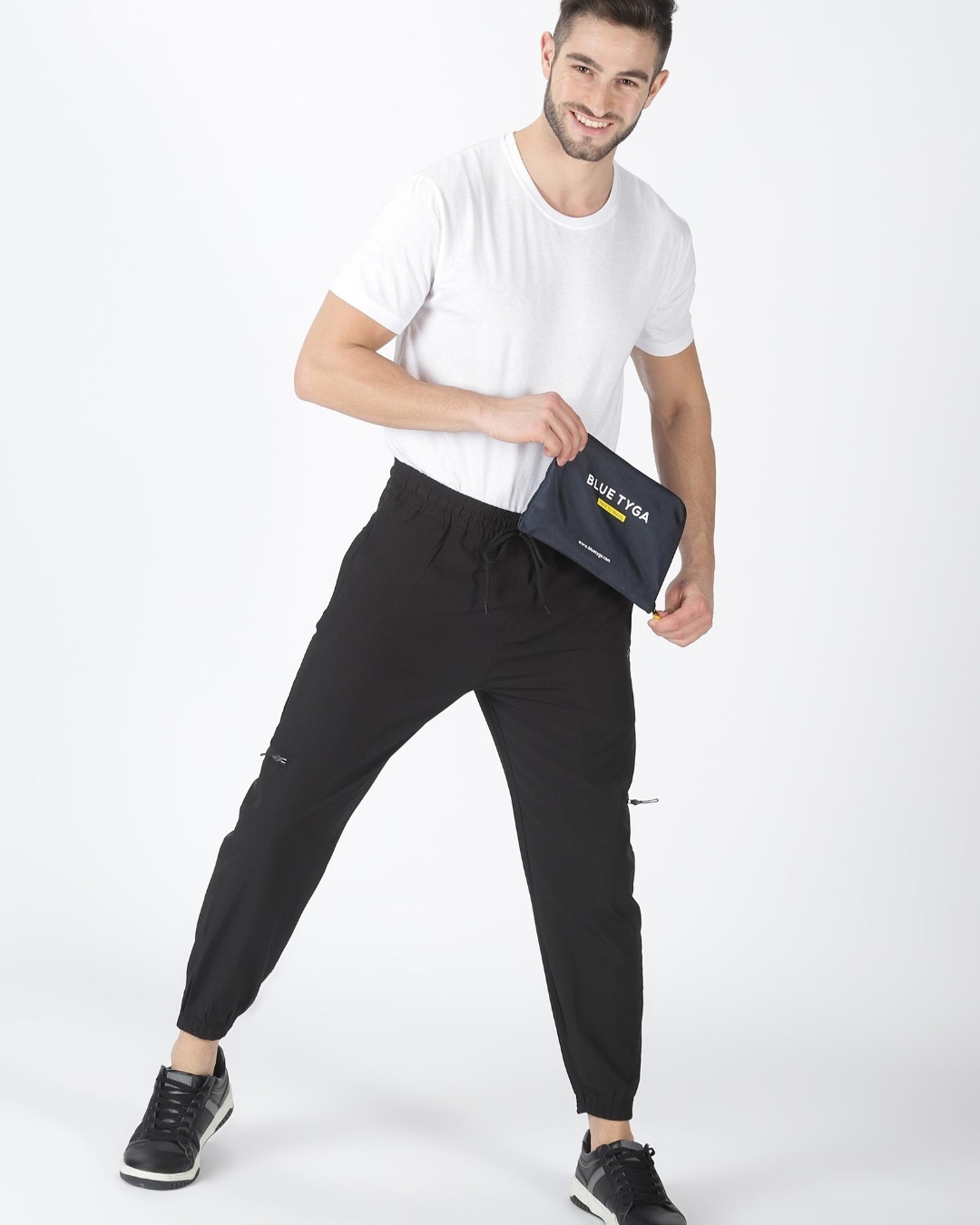 mens black jordan joggers