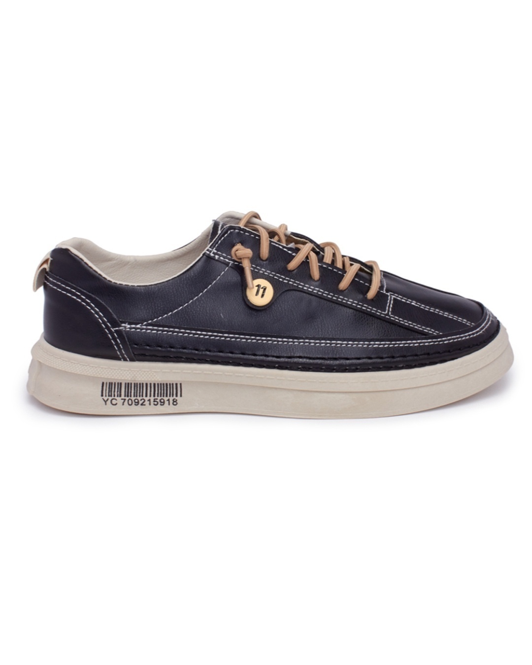Buy Men's Black Lace-Ups Casual Shoes Online in India at Bewakoof