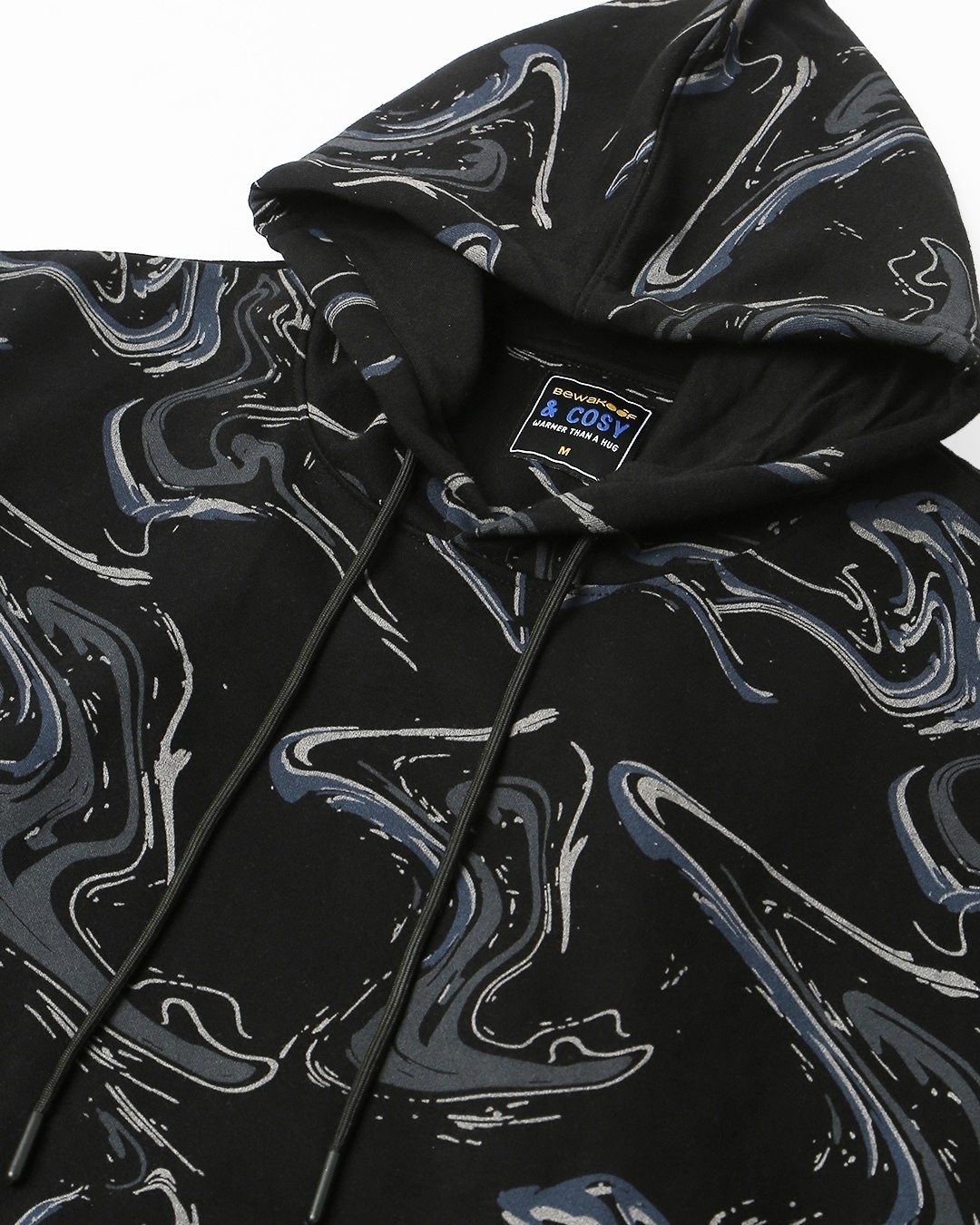 Green Cracked Marble Men's Hoodie main image 1