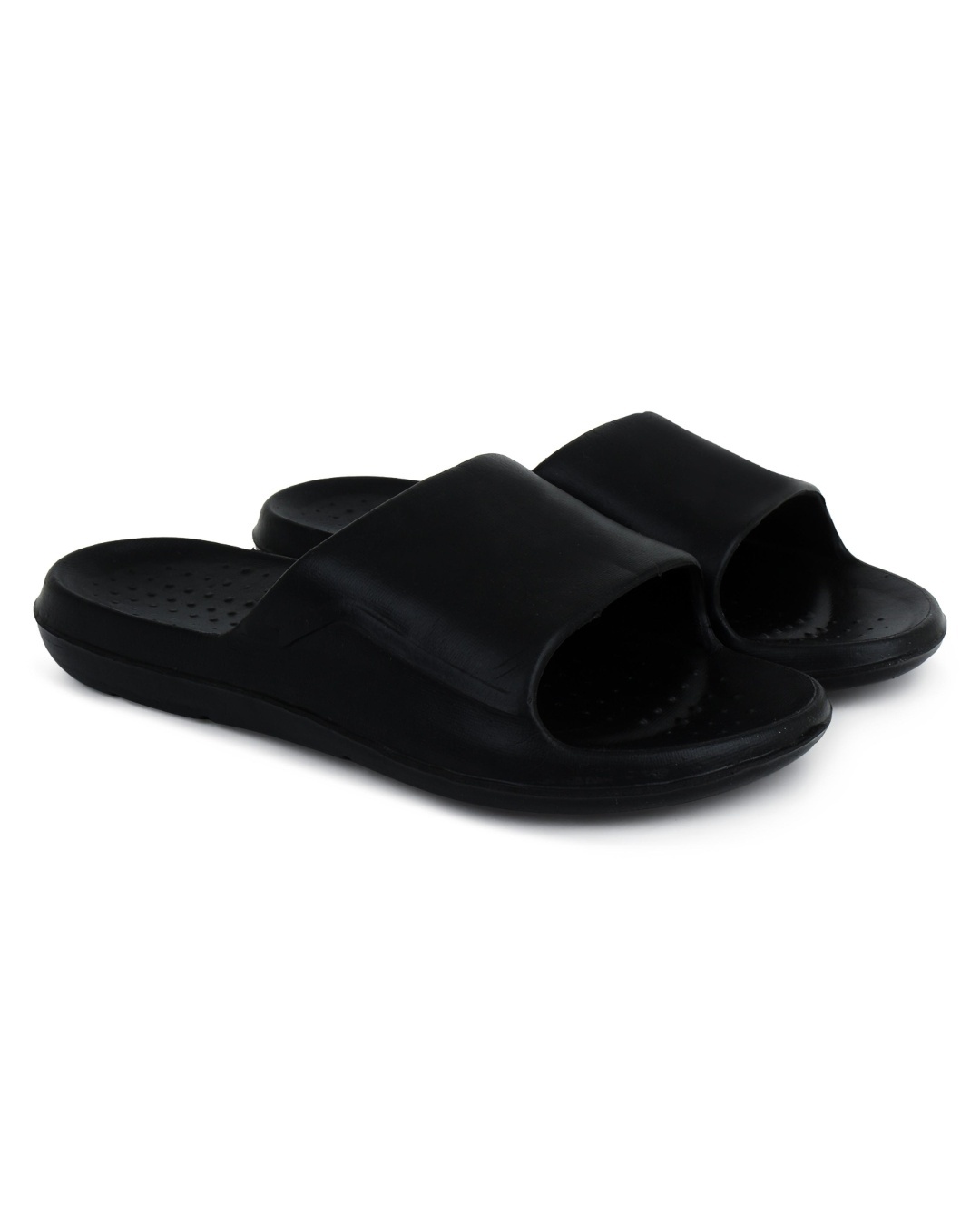 Buy Men's Black Sliders Online in India at Bewakoof