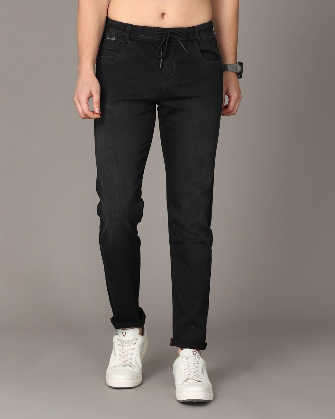 Buy Men s Black Slim Fit Jeans For Men Black Online At Bewakoof