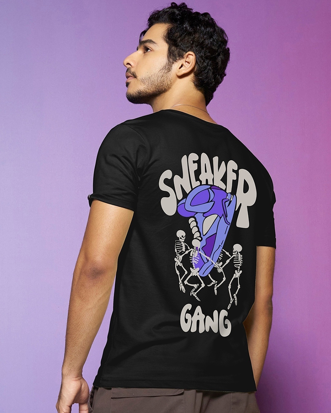 men s black sneaker gang graphic printed t shirt 595580 1715257766 1 - Bewakoof Blog