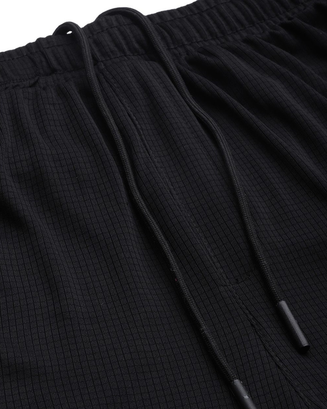 Shop Men's Black Solid Slim Fit Regular Training Shorts-Full