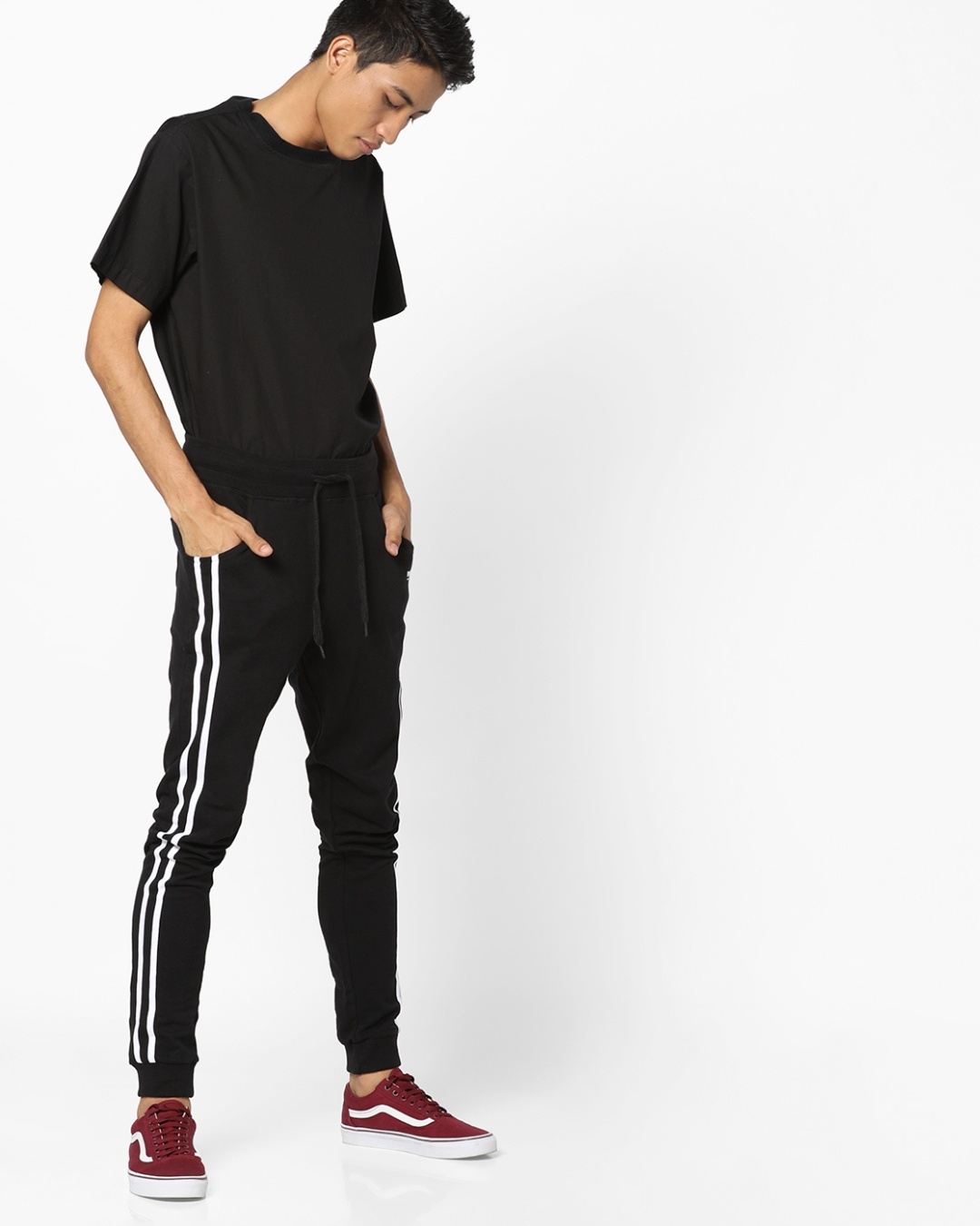 striped joggers