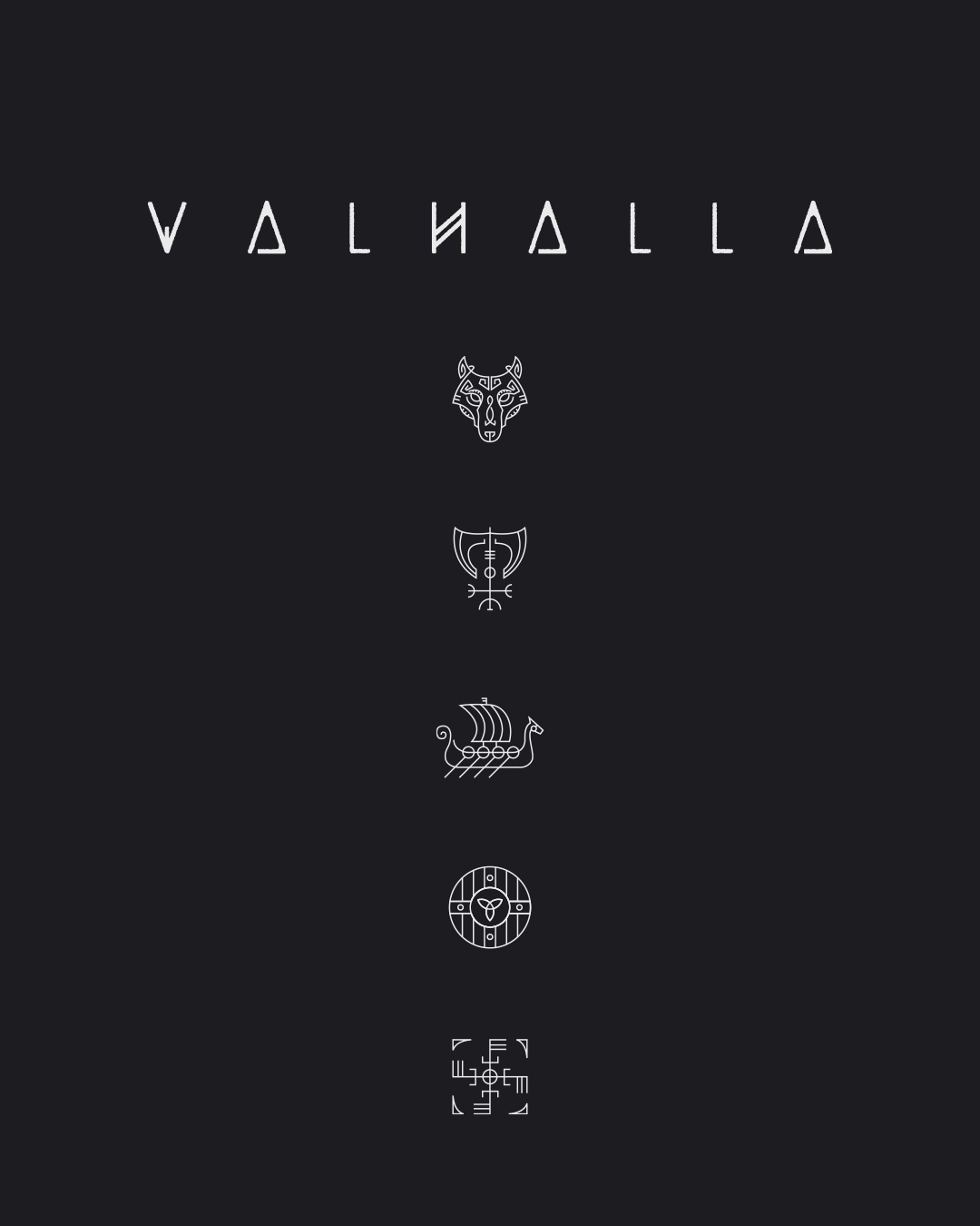 Shop Men's Black Valhalla 2.0 T-shirt