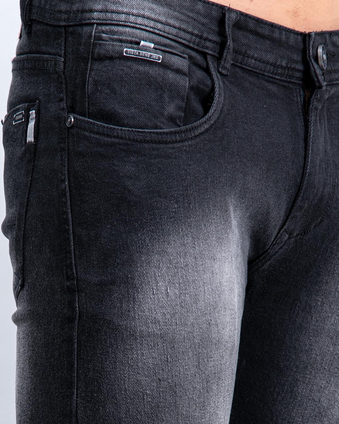 Buy Men's Black Washed Jeans for Men Black Online at Bewakoof