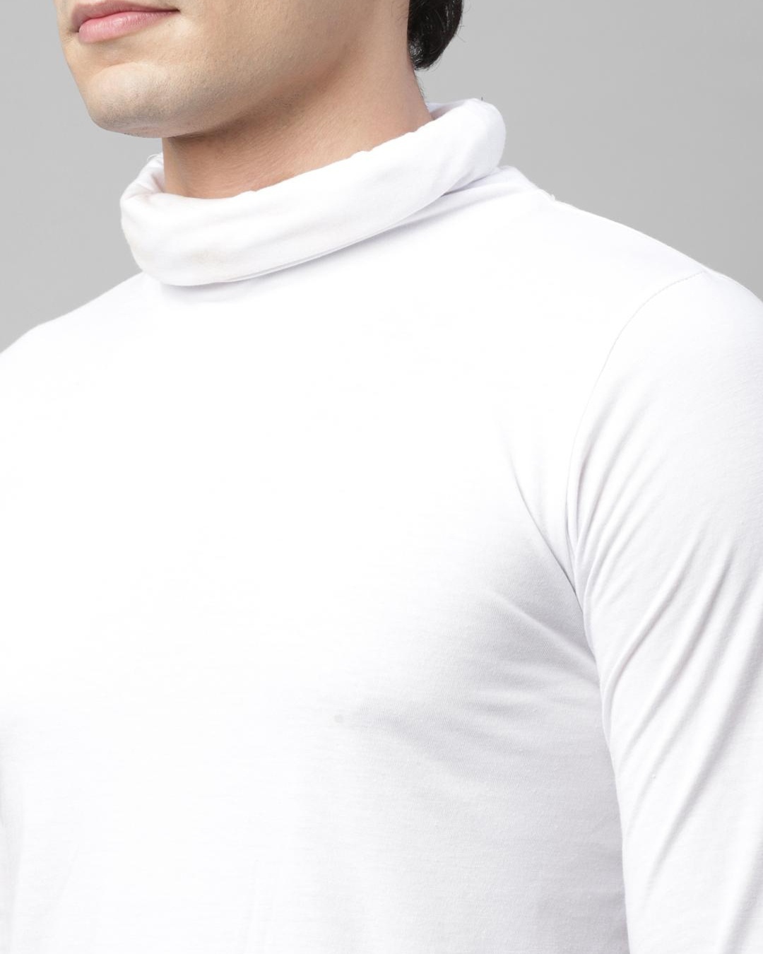 Buy Pack of 2 Men's Black & White Slim Fit Tshirts for Men Online at