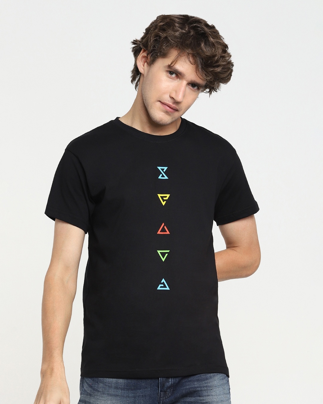Shop Men's Black Witcher Ability T-shirt-Back