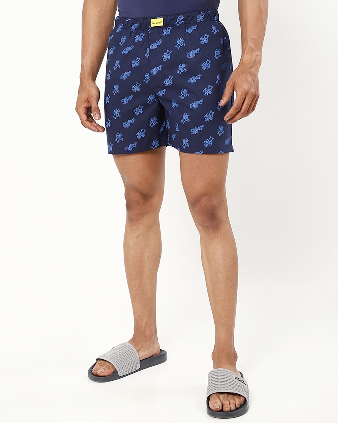 Shop Men's Blue All Over Printed Boxers-Design