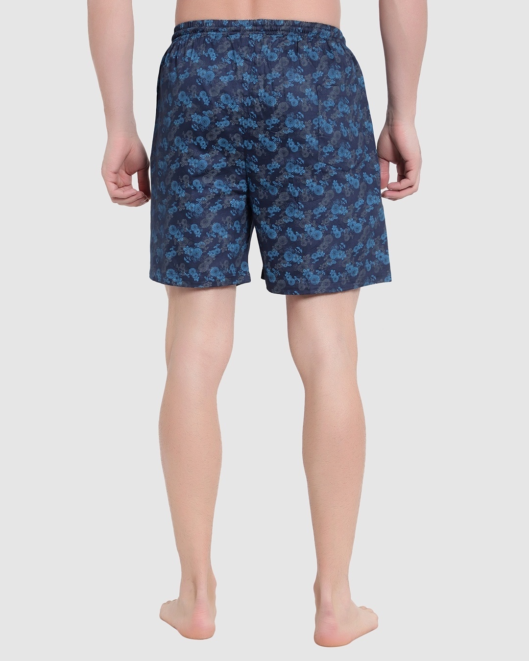 Shop Men's Blue All Over Printed Cotton Boxers-Design