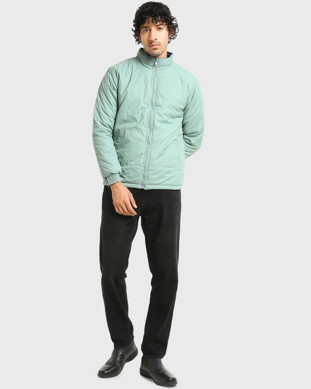 Essentials 'Sage' Puffer Jacket - Men's L
