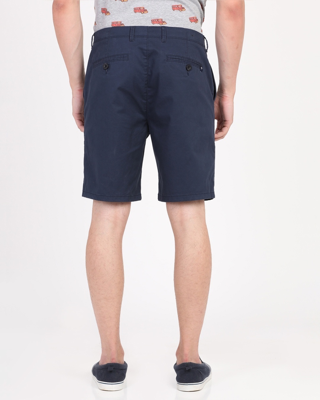 Buy Men's Blue Cotton Shorts for Men Blue Online at Bewakoof