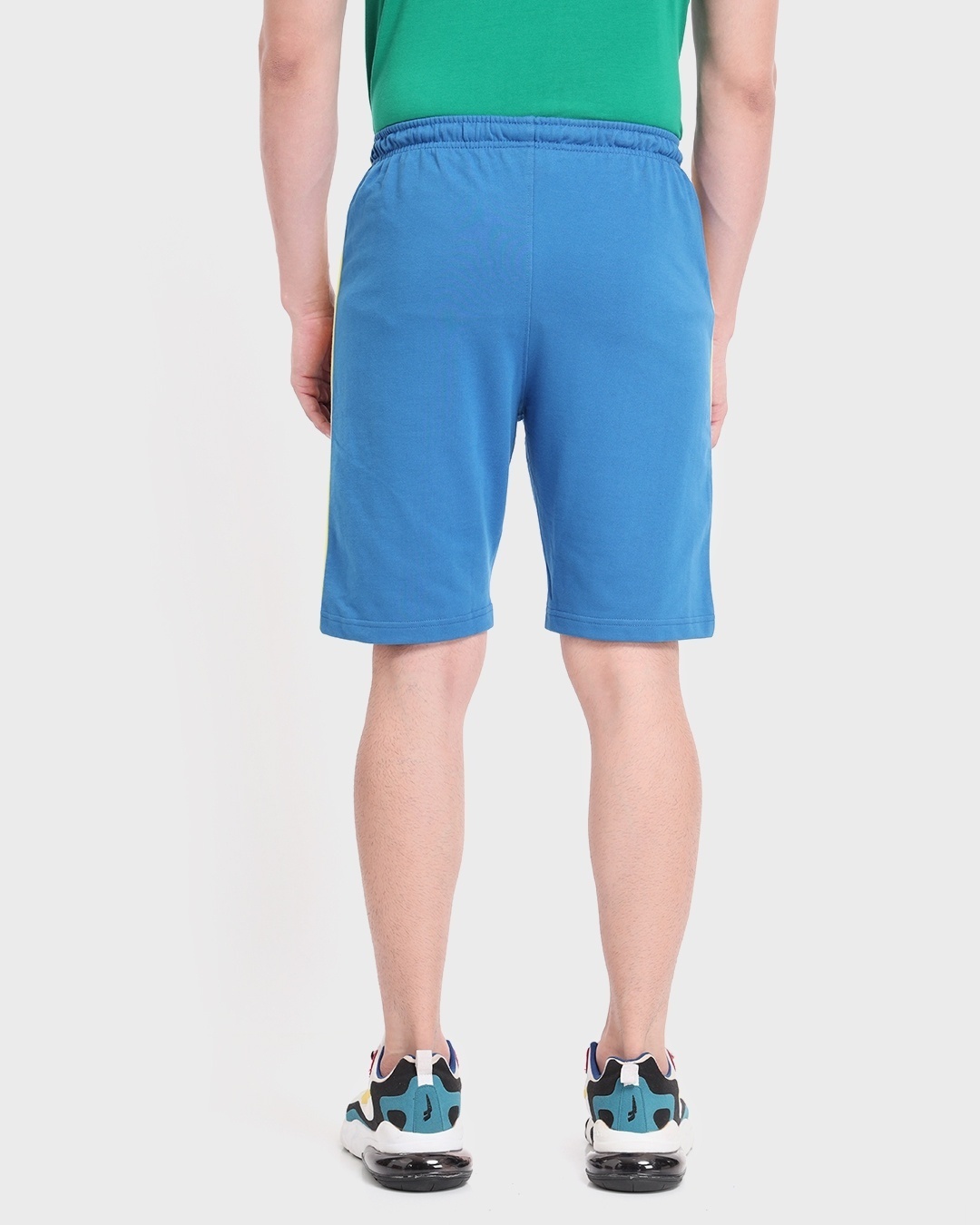 Shop Men's Blue Directoire Colorblock Shorts-Design