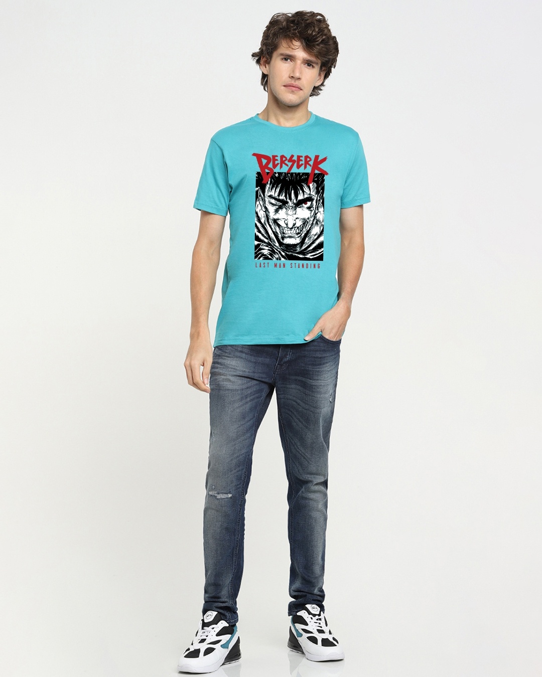 Shop Men's Blue Guts Graphic Printed T-shirt-Design