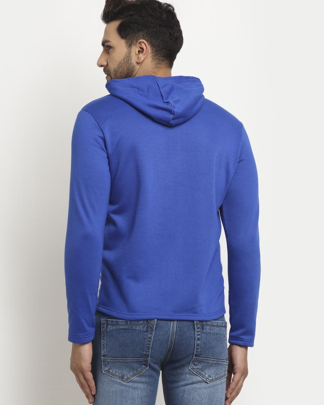 Buy Men's Blue Hoodie for Men Blue Online at Bewakoof