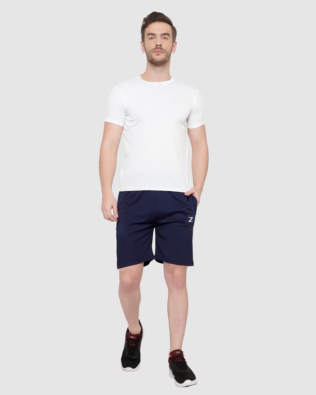 Shop Men's Blue Low-rise Shorts