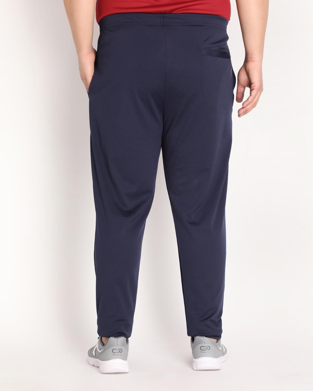 Buy Men's Blue Plus Size Track Pants Online at Bewakoof