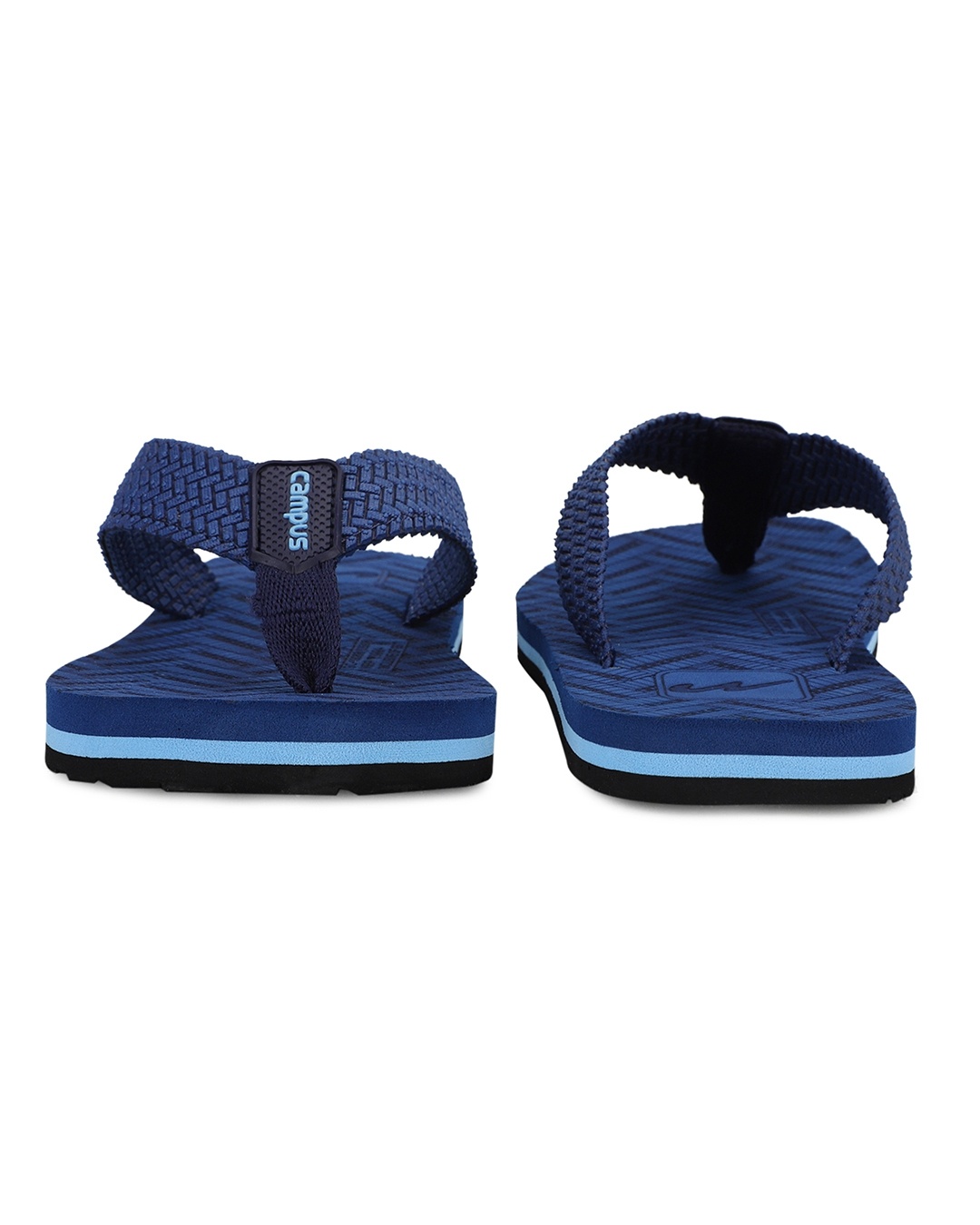 Buy Men's Blue Printed Flip Flops Online in India at Bewakoof