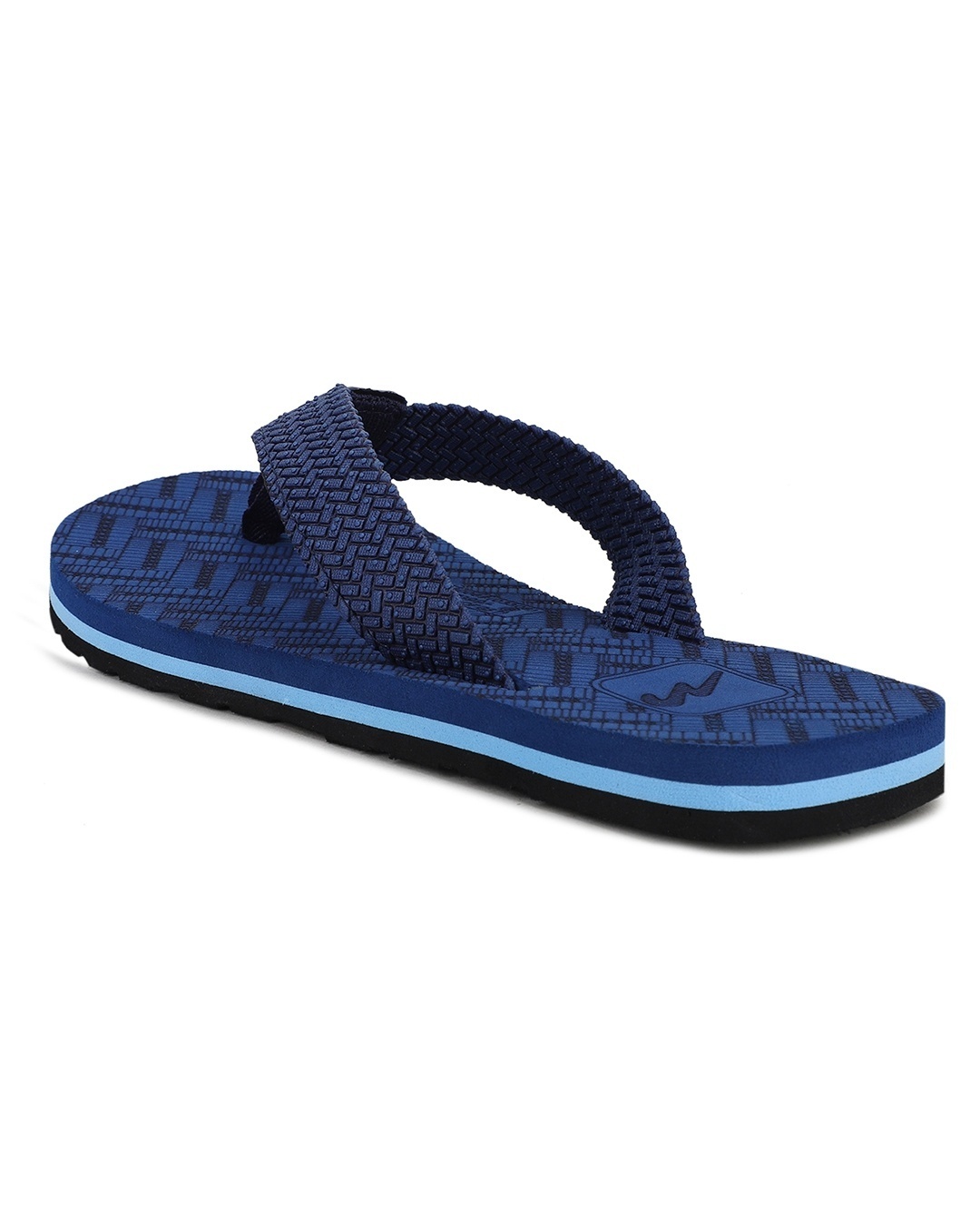 Buy Men's Blue Printed Flip Flops Online in India at Bewakoof