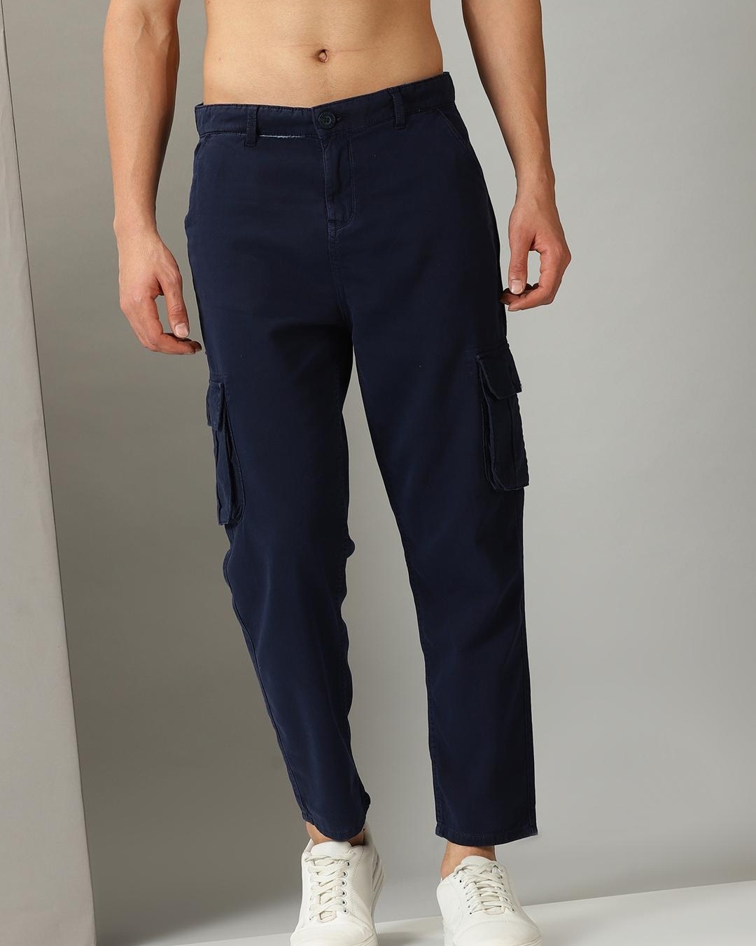 Buy Navy Blue Trousers & Pants for Men by La Martina Online | Ajio.com