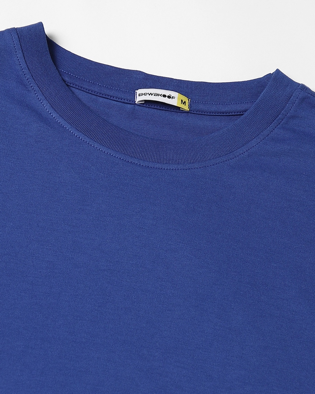 Buy Men's Blue Seek Balance Graphic Printed Oversized T-shirt for Men ...