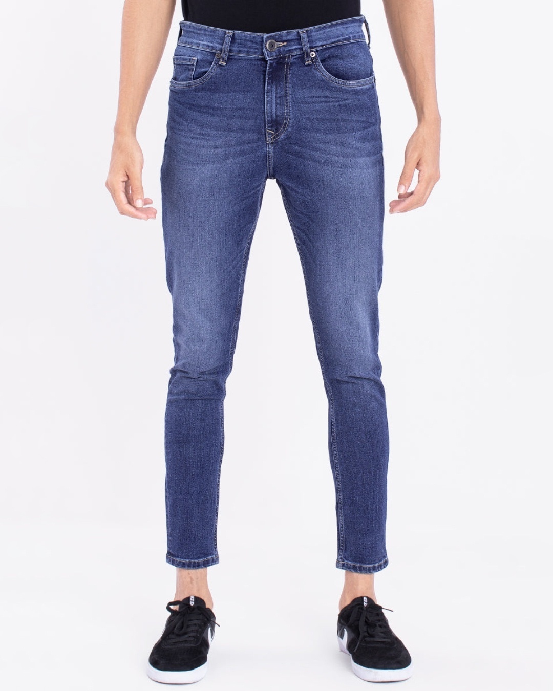 Buy Men's Blue Skinny Fit Jeans for Men Blue Online at Bewakoof