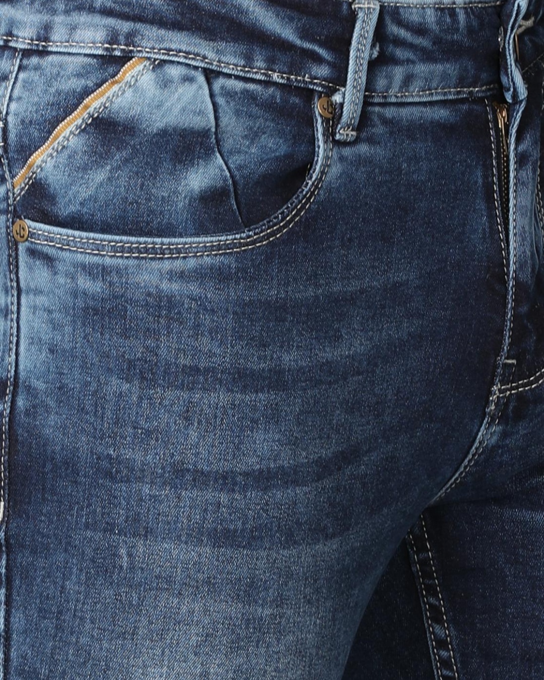 Buy Men's Blue Slim Fit Jeans for Men Blue Online at Bewakoof