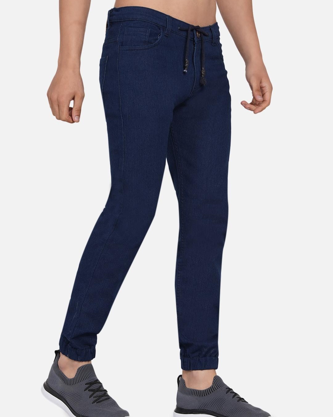 Buy Men's Blue Slim Fit Joggers for Men Blue Online at Bewakoof