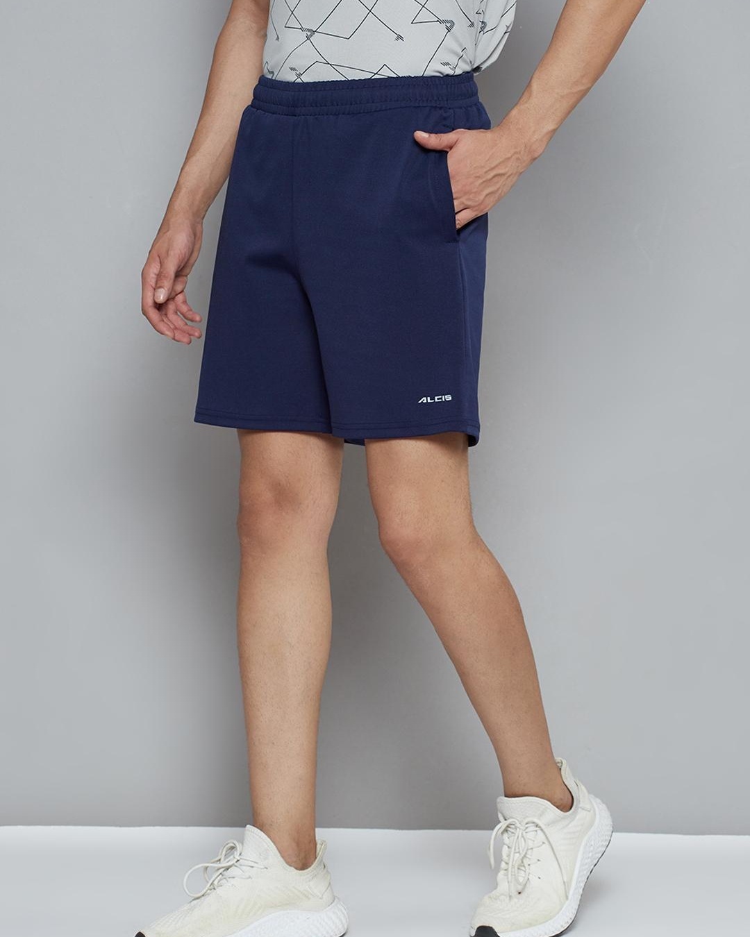 Buy Men's Blue Slim Fit Shorts for Men Blue Online at Bewakoof