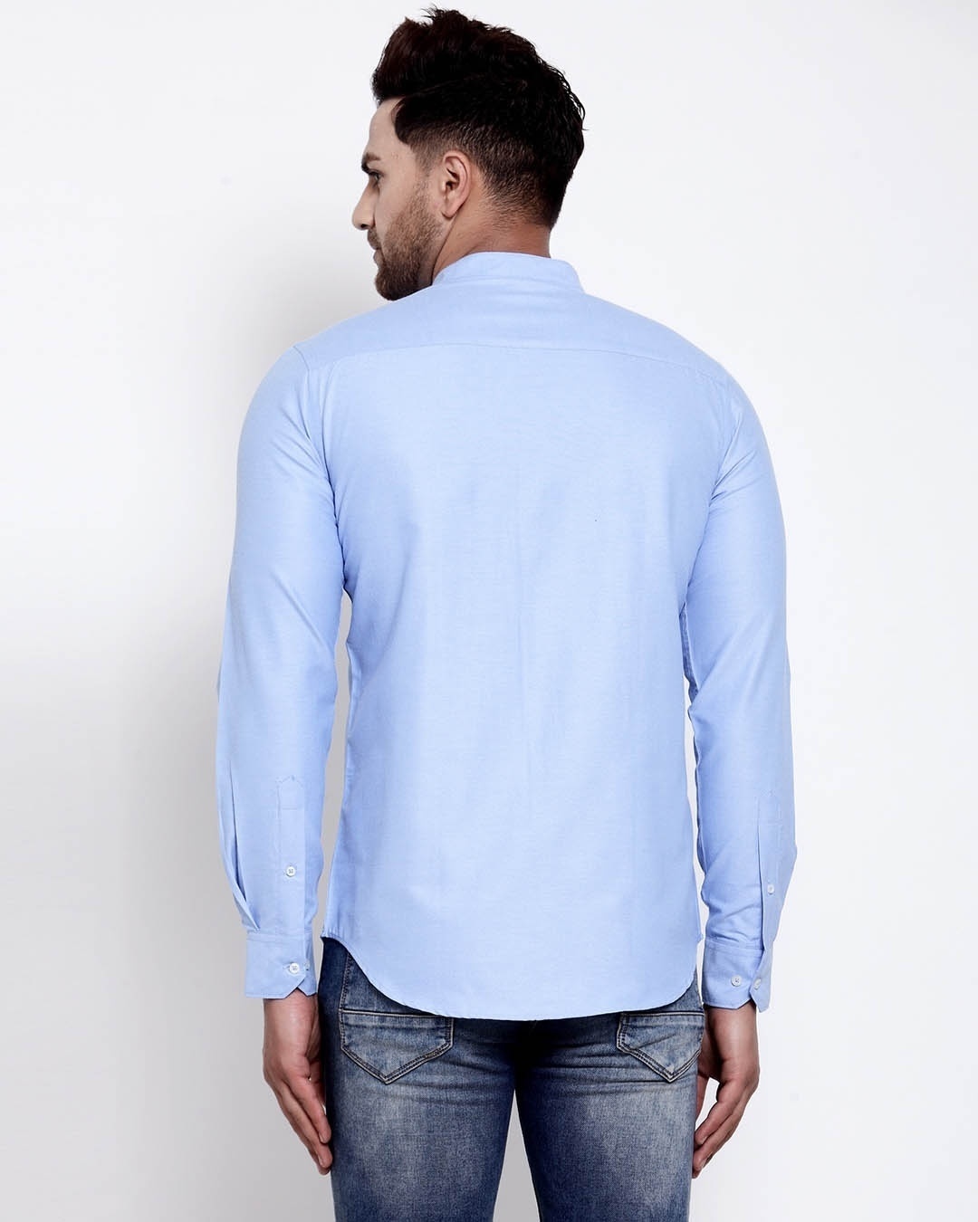 Buy Men's Blue Solid Shirt for Men blue Online at Bewakoof
