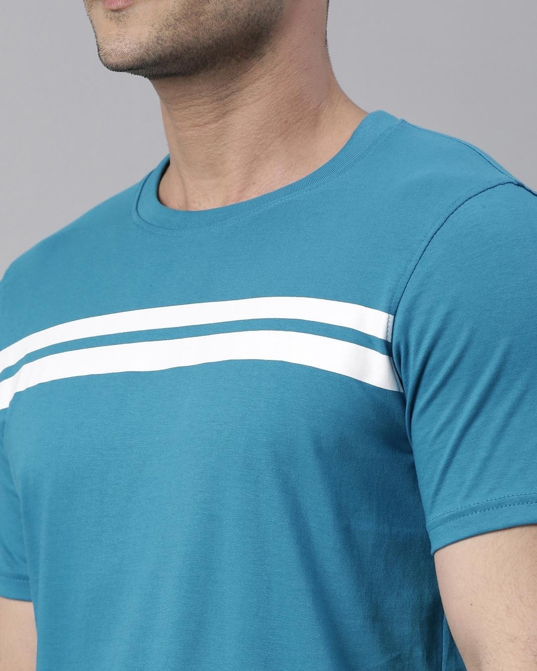 Buy Men's Blue Striped Co-ord Set Online in India at Bewakoof