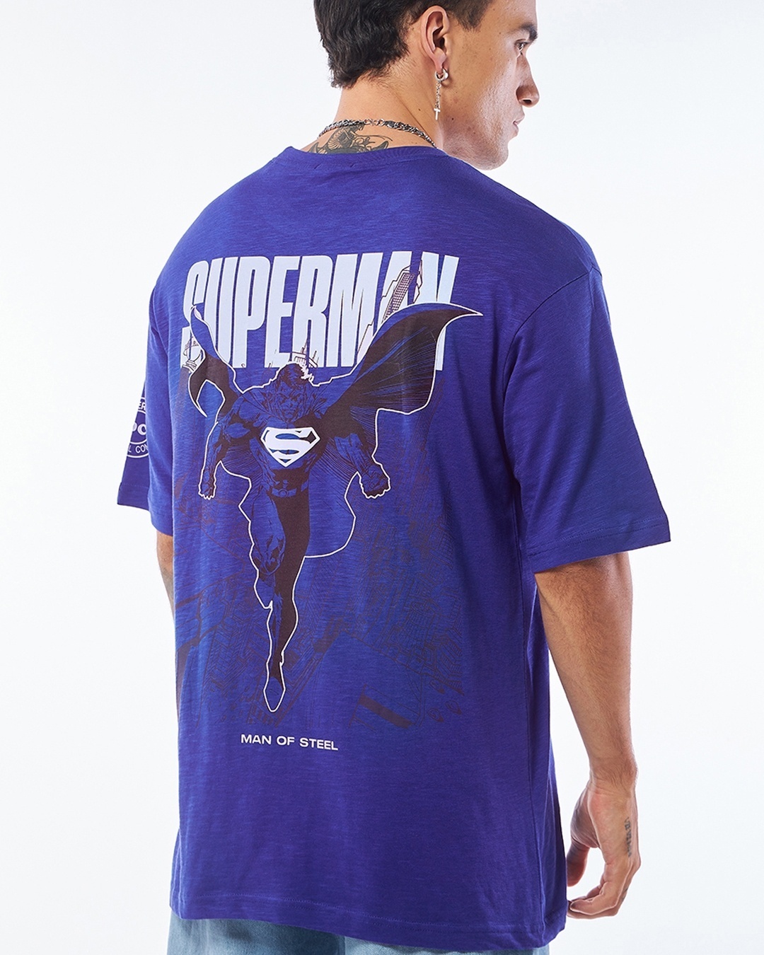 men s blue super fly graphic printed oversized t shirt 637013 1717669588 1 - Bewakoof Blog