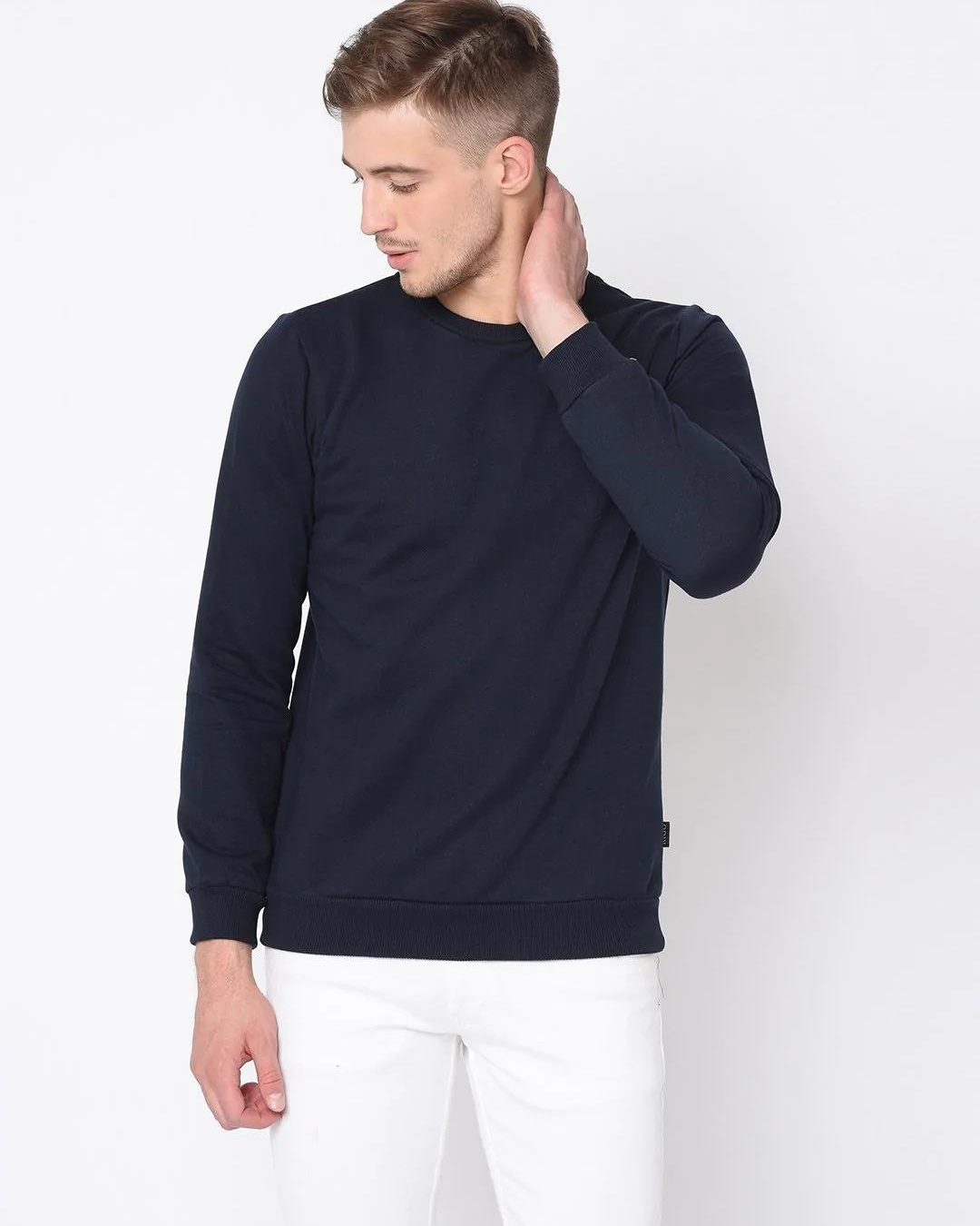 Shop Men's Blue Sweatshirt-Front