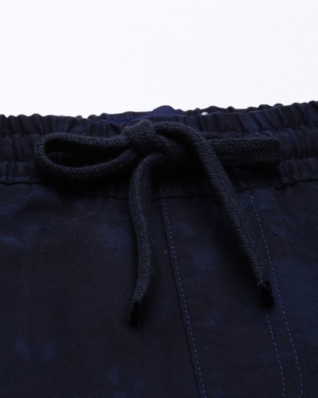Shop Men's Blue Tie & Dye Slim Fit Cotton Shorts