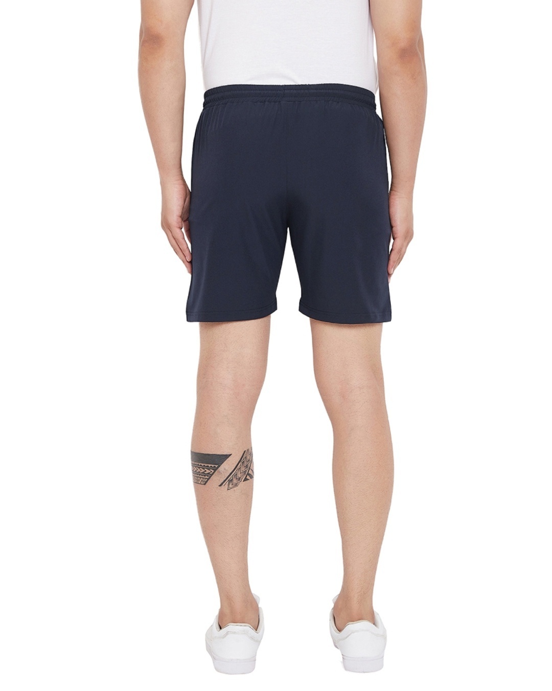 Shop Men's Blue Zipper Pocket Shorts-Design